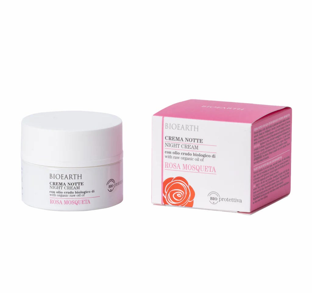 Bioearth Crema Notte Rosa Mosqueta 50ml-1