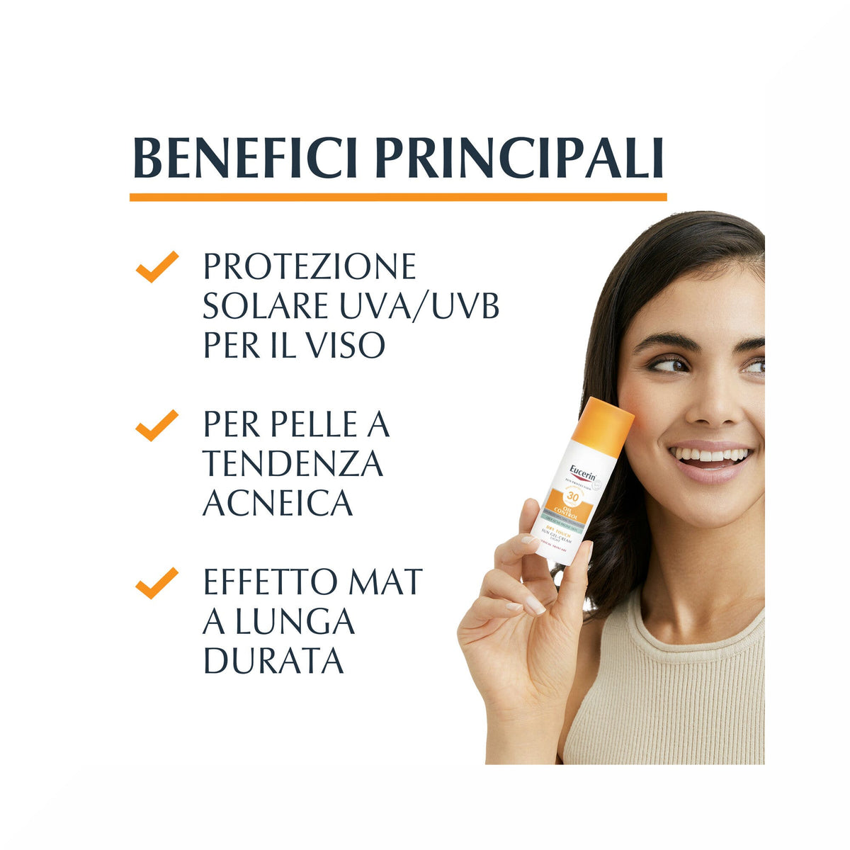 Eucerin Sun Oil Control SPF30 Gel Crema Solare 50ml-2