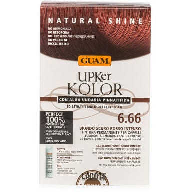Guam Upker Kolor Tinta Capelli 6,6 Biondo Scuro Rosso Intenso  - 2