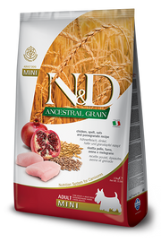 Farmina N&D Ancestral Grain Pollo E Melograno Cani Adulti Taglia Mini Sacco 7kg-1