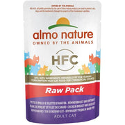 Almo Nature Classic Umido Per Gatti Petto Di Pollo E Filetto D'Anatra Raw Pack 55g-2