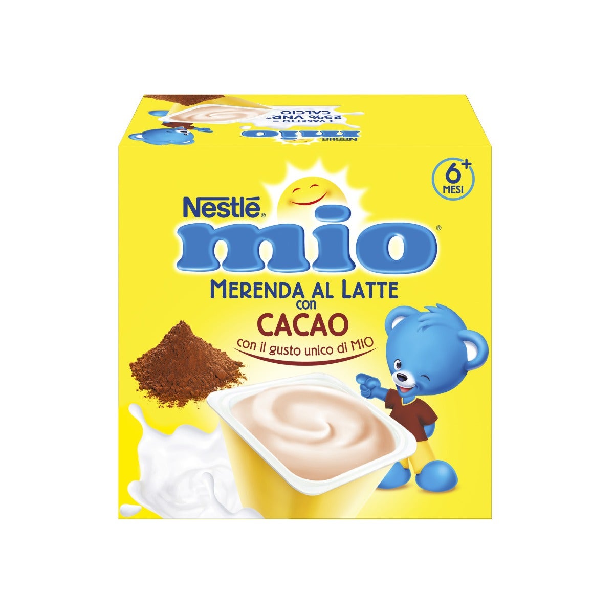 Nestlè Mio Merenda Al Latte Cacao 4 Vasetti da 100g-4