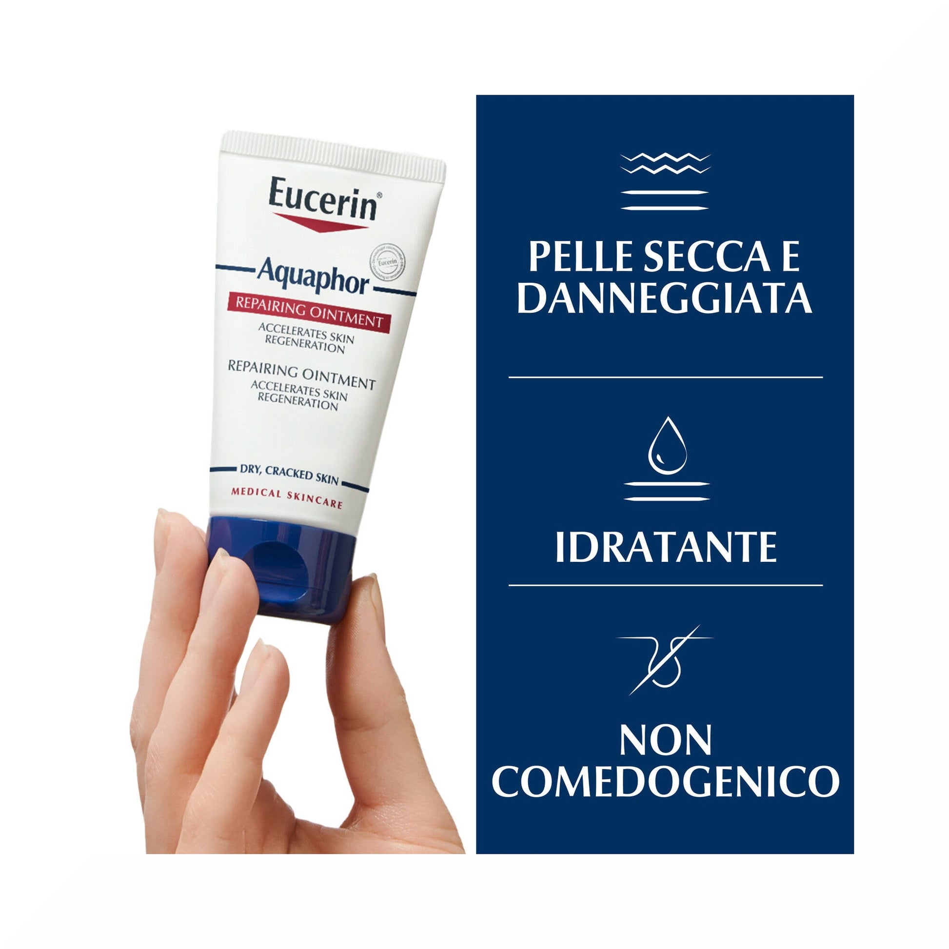 Eucerin Aquaphor Crema Riparatrice Pelli Danneggiate 45 ml-3