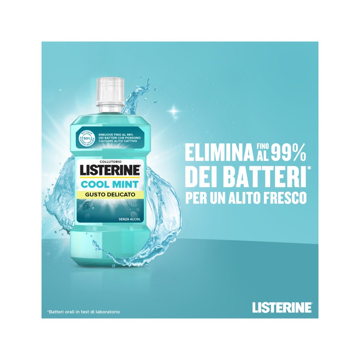 Listerine Cool Mint Collutorio Gusto Delicato 500ml-22