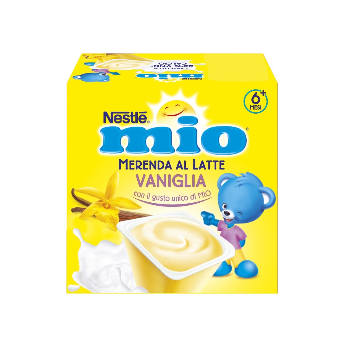 Nestlè Mio Merenda Al Latte Vaniglia 4 Vasetti da 100g-3