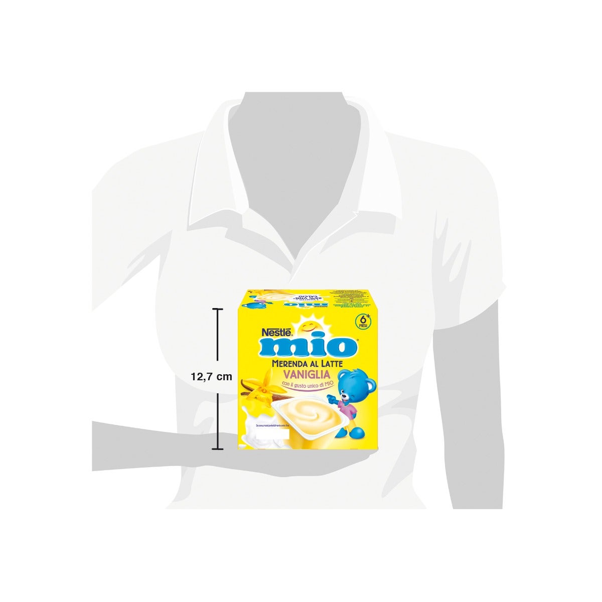 Nestlè Mio Merenda Al Latte Vaniglia 4 Vasetti da 100g-5