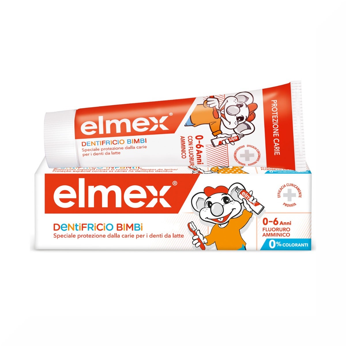 Elmex Dentifricio Bimbi Protezione Carie 0-6 Anni 50ml-15