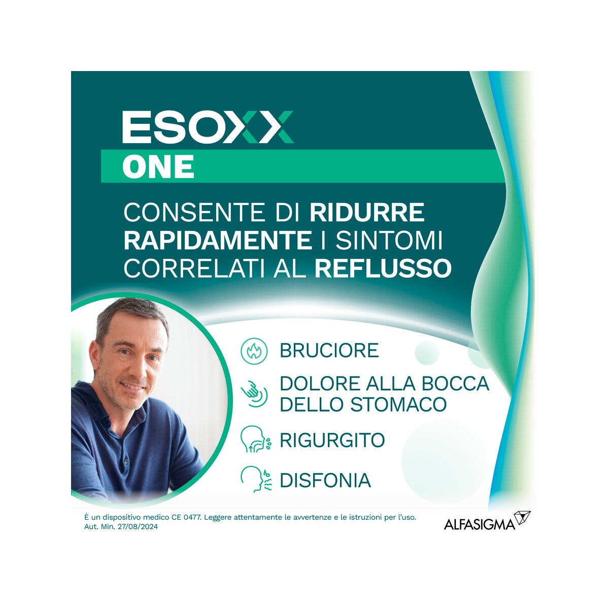 Esoxx One 20 Bustine Stick Pack 10ml - Sollievo Reflusso-5