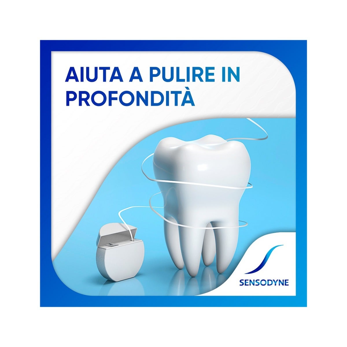 Sensodyne Filo Interdentale Expanding Con Fluoro Gusto Menta 30m-3