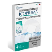Icopiuma Medicata Garza Compressa Postoperatoria 10x15cm 4 Pezzi-2