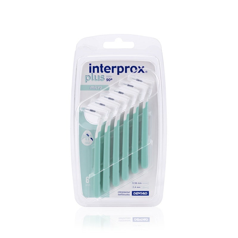 Interprox Plus Micro Scovolino Angolato Spazi Interdentali 0,9mm Blister 6 Pezzi-3