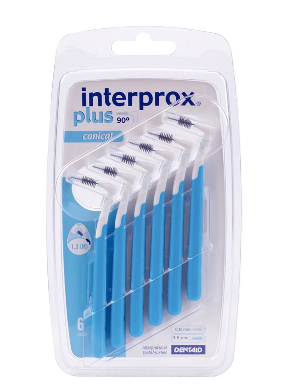 Interprox Plus Conical Scovolino Angolato Spazi Interdentali 1,3mm Blister 6 Pezzi-4