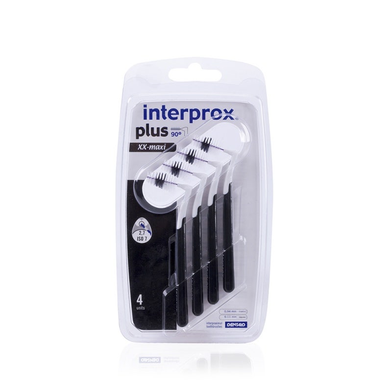 Interprox Plus XX Maxi Scovolino Angolato Spazi Interdentali 2,7mm Blister 4 Pezzi-3