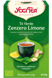 Yogi Tea Te' Verde Zenzero Limone Bio 17 Bustine -1