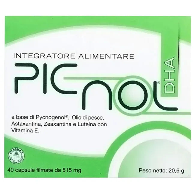 Picnol DHA Integratore 40 Capsule 21,11g
