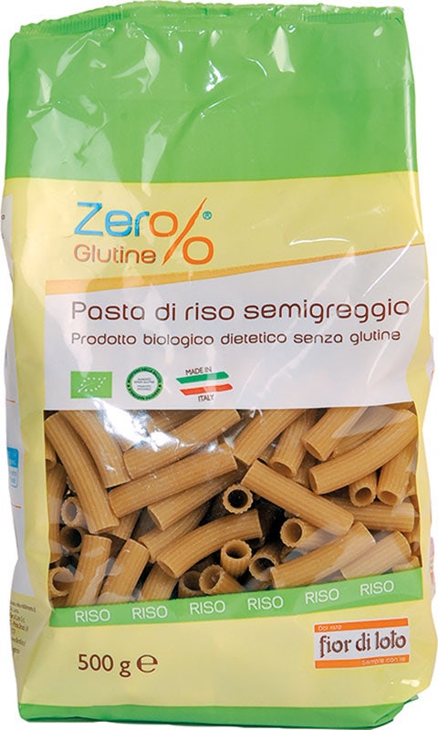 Fiori Di Loto Zero% Glutine Rigatoni Riso Integrale 500g-2
