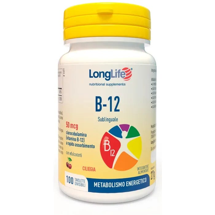 Longlife B12 50mcg Sublinguale 100 Compresse-4