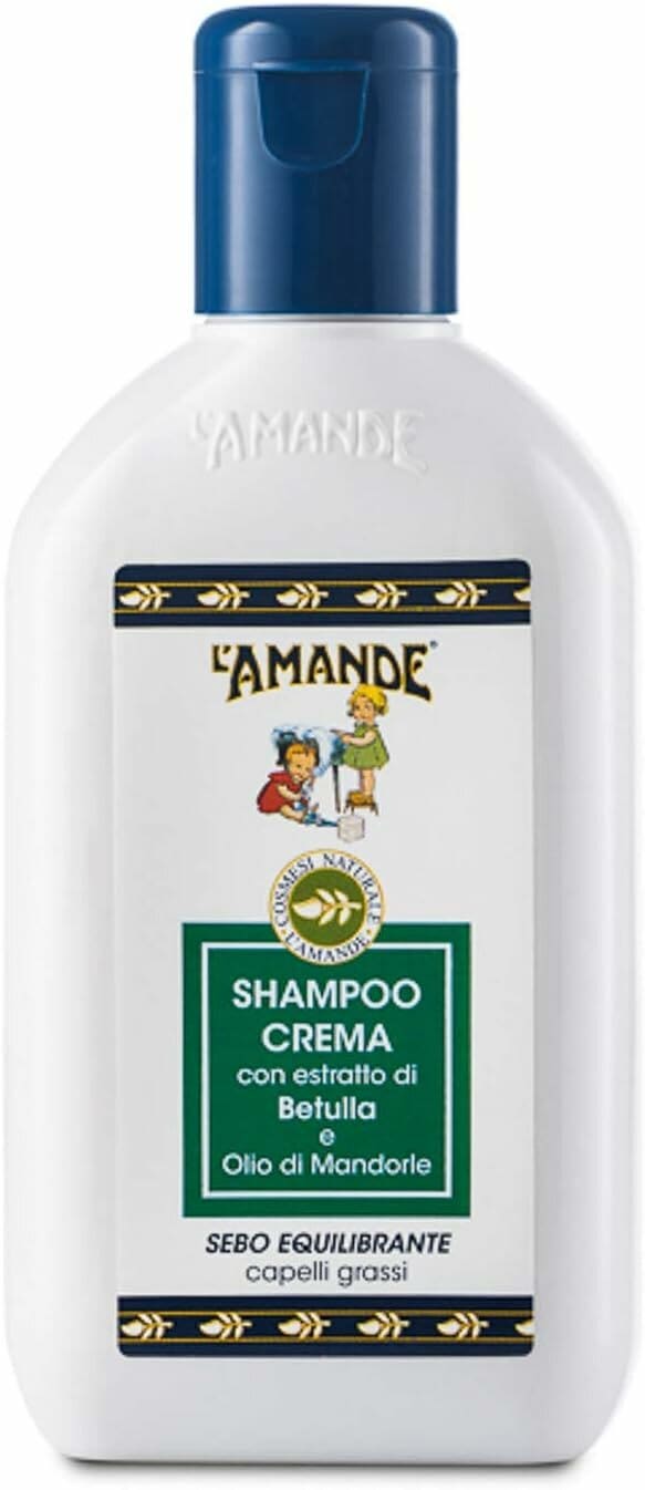 L'Amande Shampoo Crema Con Estratto Di Betulla Vitamina E Olio Di Mandorle 200ml-1