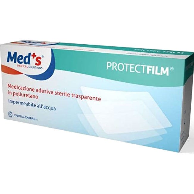 Med's Protectfilm Medicazione Adesiva Impermeabile 10x12cm 10 Pezzi-1
