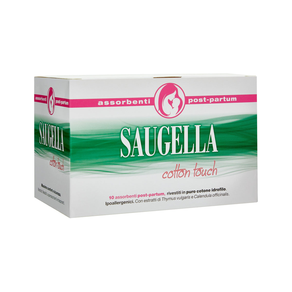 Saugella Cotton Touch Assorbenti Post Parto 10 Pezzi  - 2