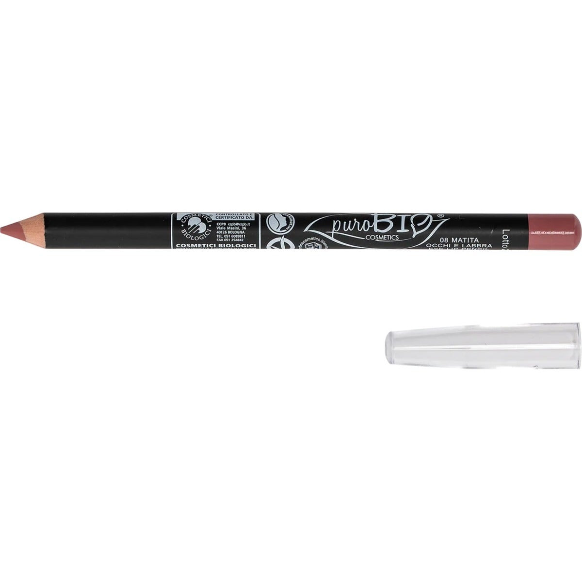 Purobio Matita Contorno Labbra 08 Rosa 1 Pezzo-2