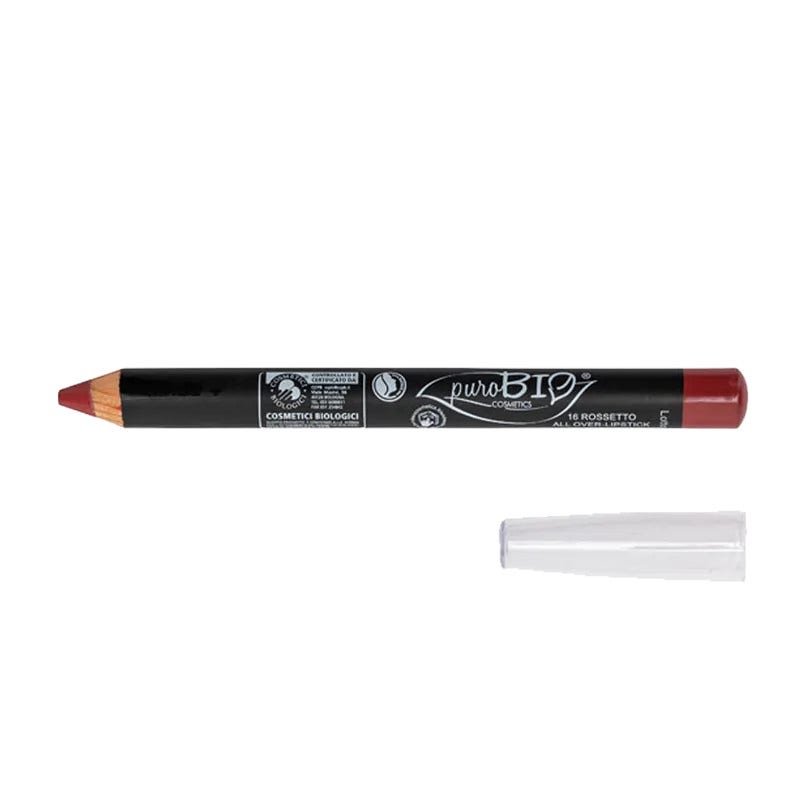 Purobio Matitone Rossetto 16 Rosso 2,3g  - 2
