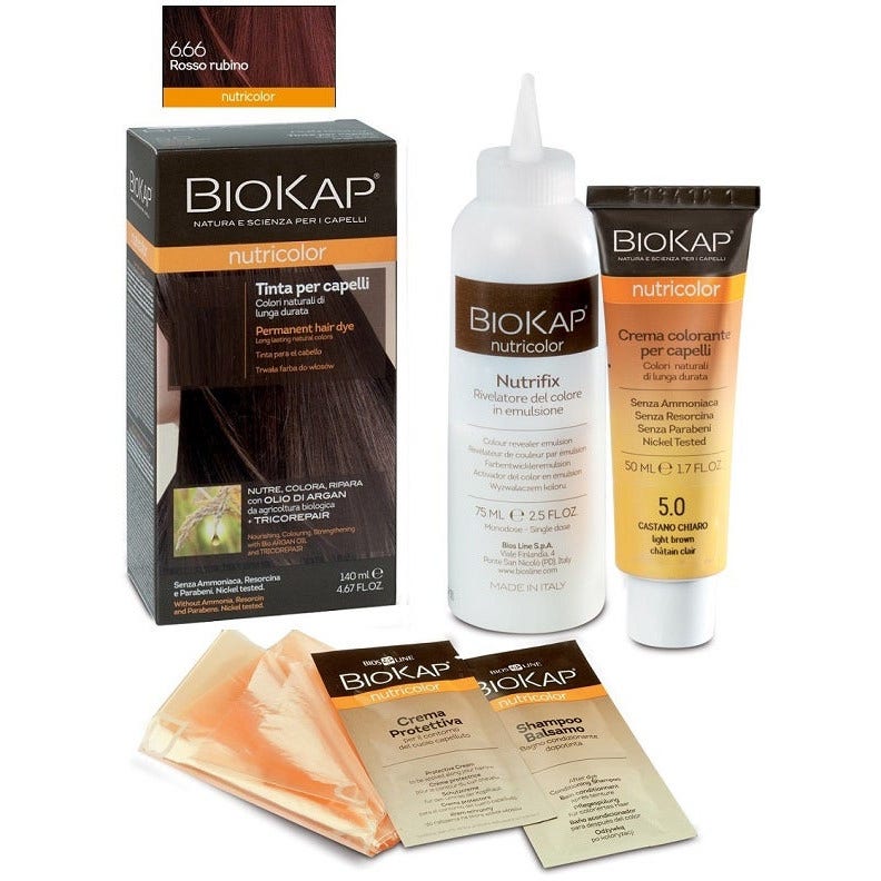 Biokap Nutricolor Tinta Capelli 6.66 Rosso Rubino-2