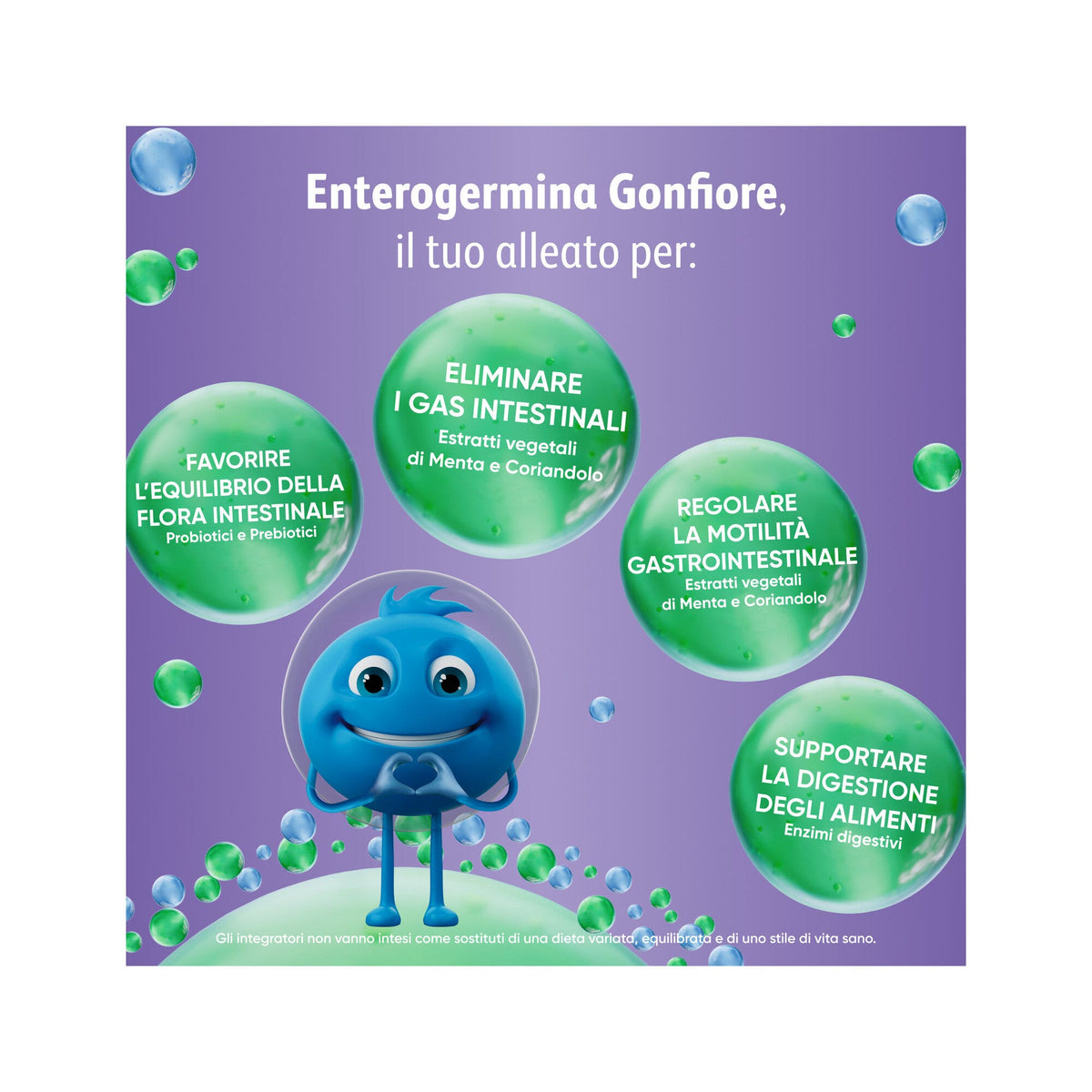 Enterogermina Gonfiore Probiotici Enzimi Digestivi Fermenti Lattici Adulti Contro Gonfiore Addominale 10 Bustine-3