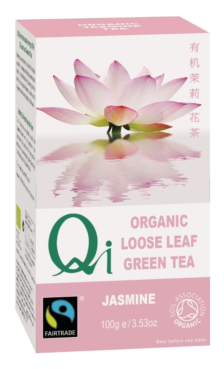Qi Organic Jasmine Loose Leaf Tea Tè Al Gelsomino 25 Filtri-1
