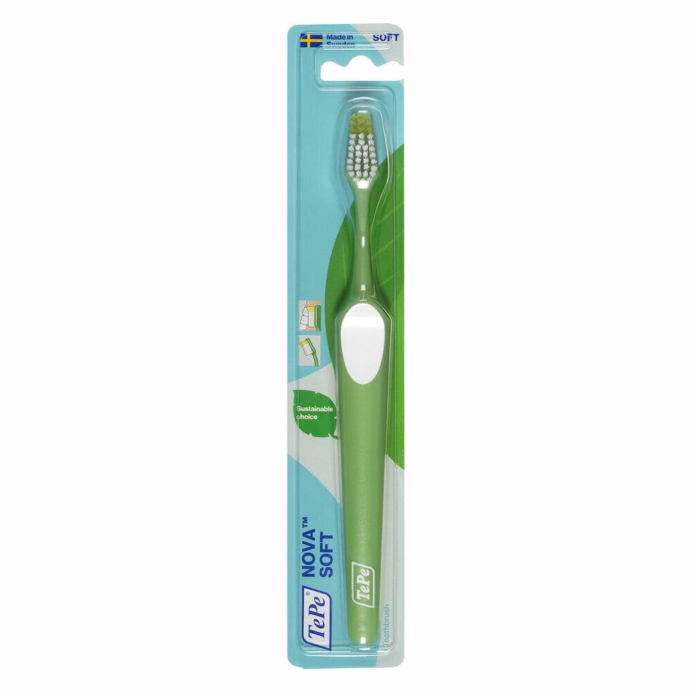 TePe Nova Soft Spazzolino Con Punta Sporgente Per Pulizia Precisa 1 Pezzo-1