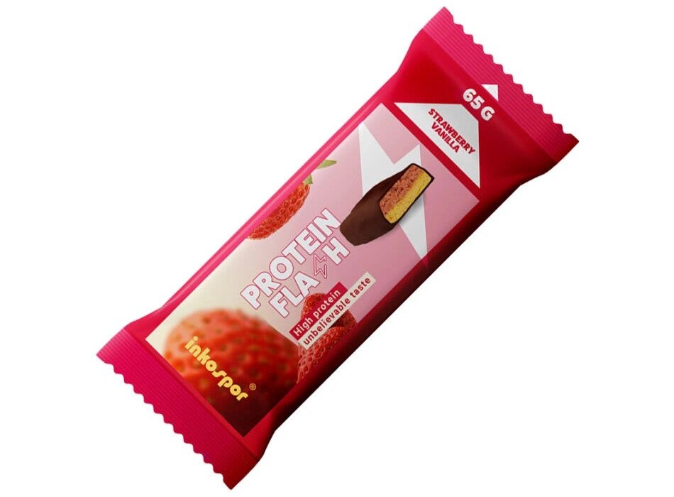 Inkospor Flash Protein Gusto Fragola e Vaniglia 65g-1