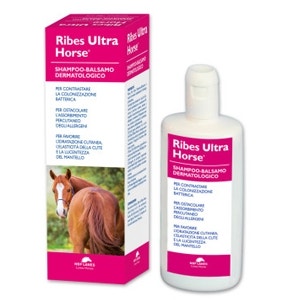 Nbf Lanes Ribes Horse Ultra Shampoo Dermatologico Per Equini 1 Litro  - 1