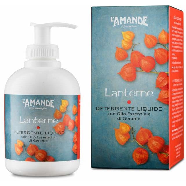 L'Amande Lanterne Detergente Liquido Mani Con Oli Essenziali Di Geranio 300ml-1