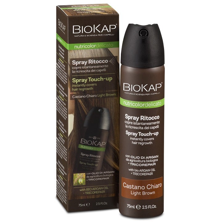 Biokap Nutricolor Delicato Spray Ritocco Castano Chiaro 75ml  - 2