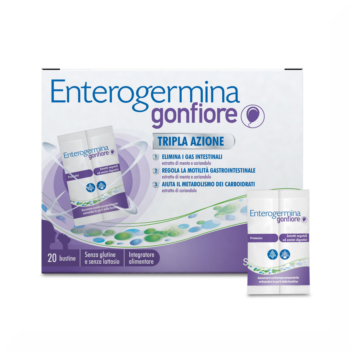 Enterogermina Gonfiore Probiotici Enzimi Digestivi Fermenti Lattici Adulti Contro Gonfiore Addominale 20 Bustine-38