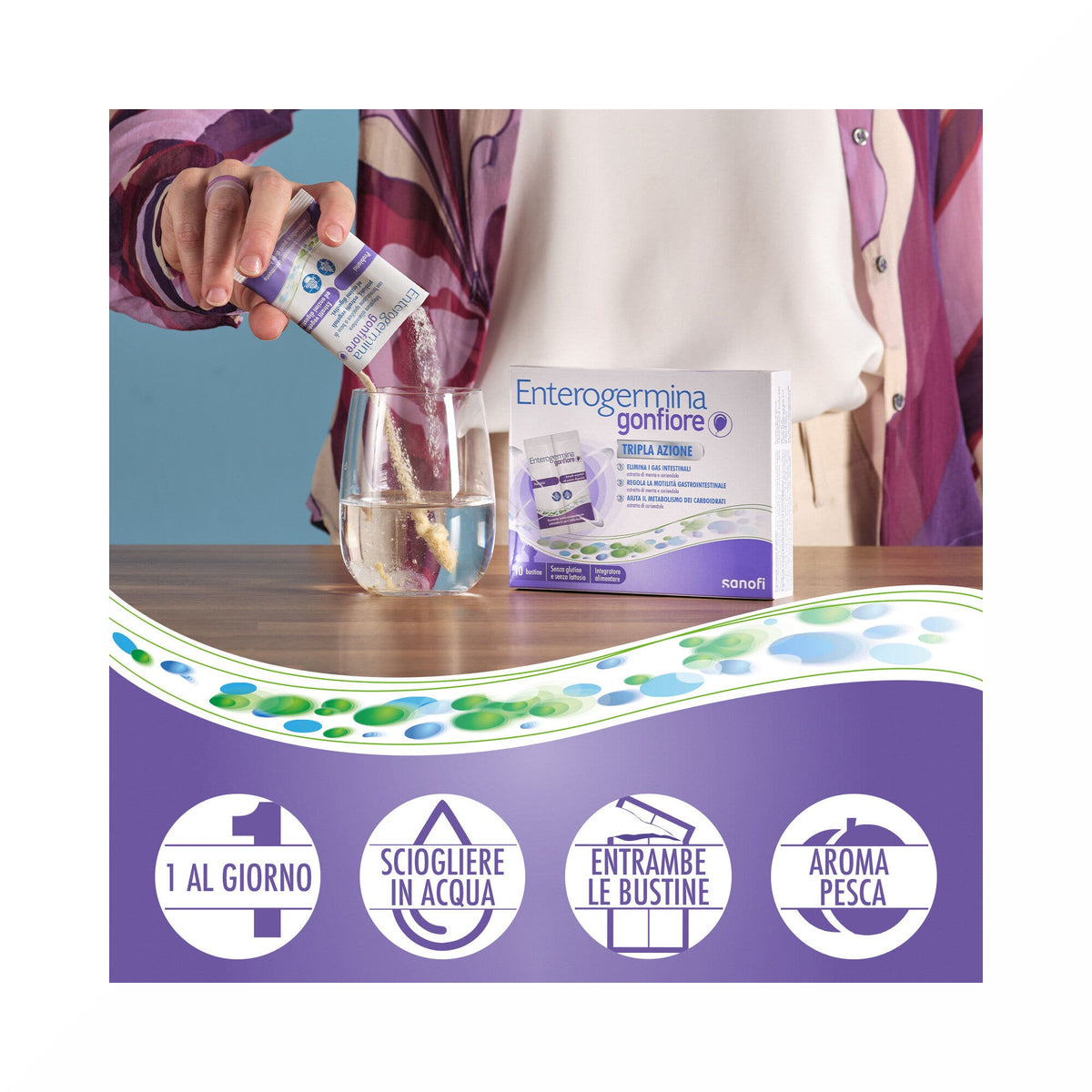 Enterogermina Gonfiore Probiotici Enzimi Digestivi Fermenti Lattici Adulti Contro Gonfiore Addominale 20 Bustine-42