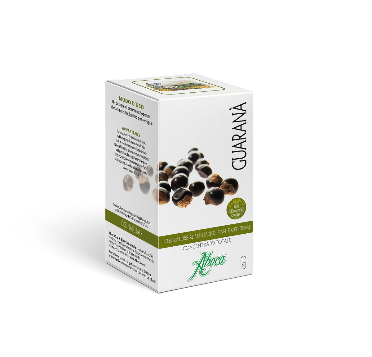 Aboca Guaranà Concentrato Totale 50 Opercoli-3