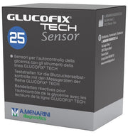 Strisce Misurazione Glicemia Glucofix Tech Sensor 25 Pezzi-0