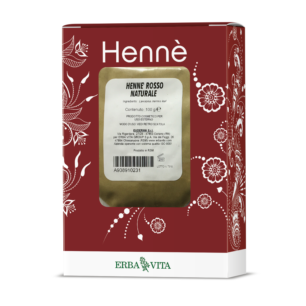 Henne Colorante Capelli Rosso Naturale 100g  - 2