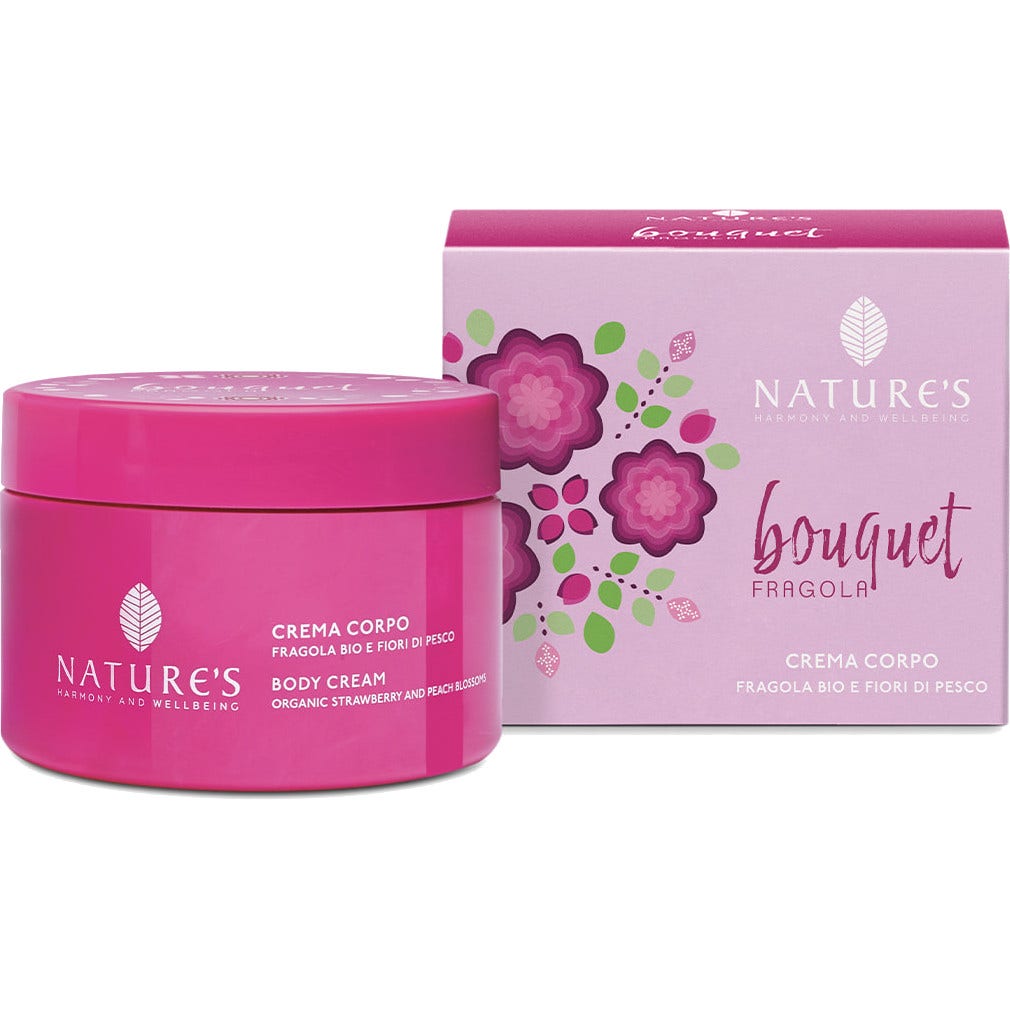 Nature's Bouquet Fragola Crema Corpo 200ml-1