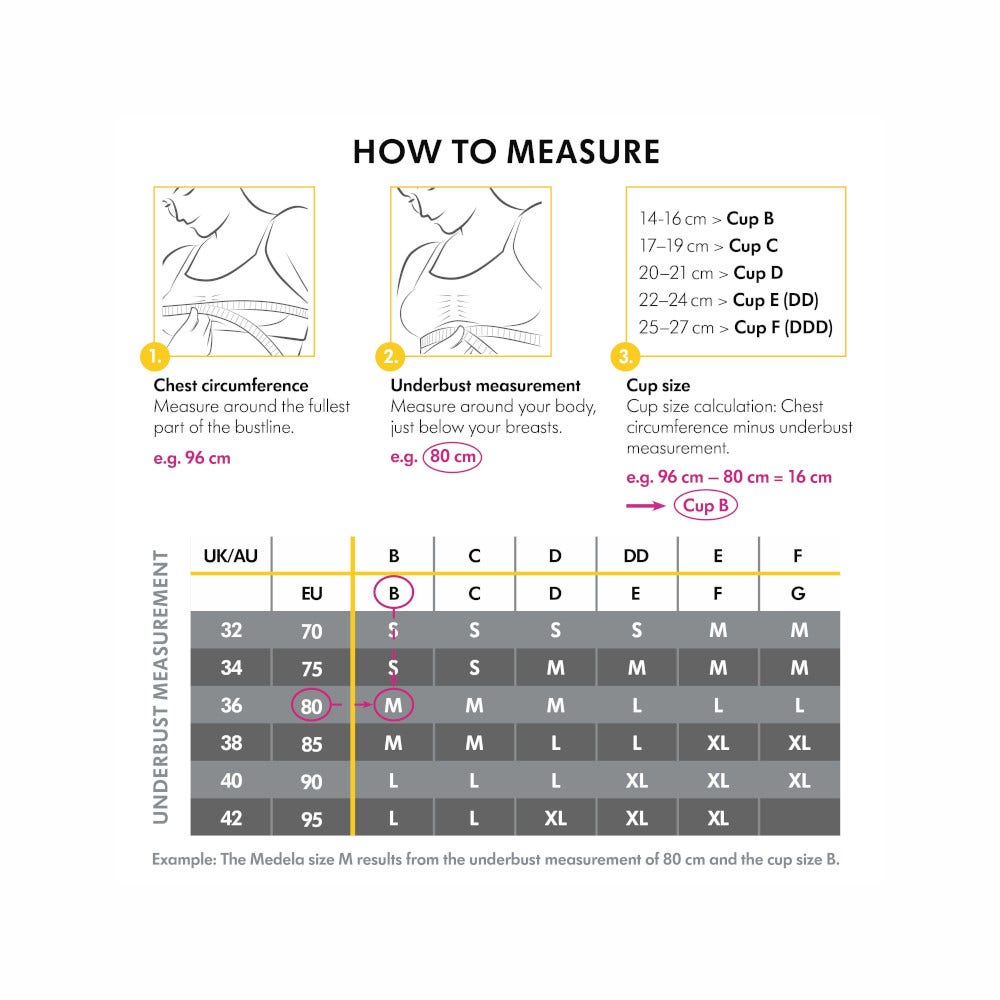 Medela Keep Cool Sleep Reggiseno Gravidanza/Allattamento Colore Nero Taglia S-3