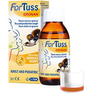 Otosan Fortuss Sciroppo Gola Tosse Secca/Grassa 180g-1