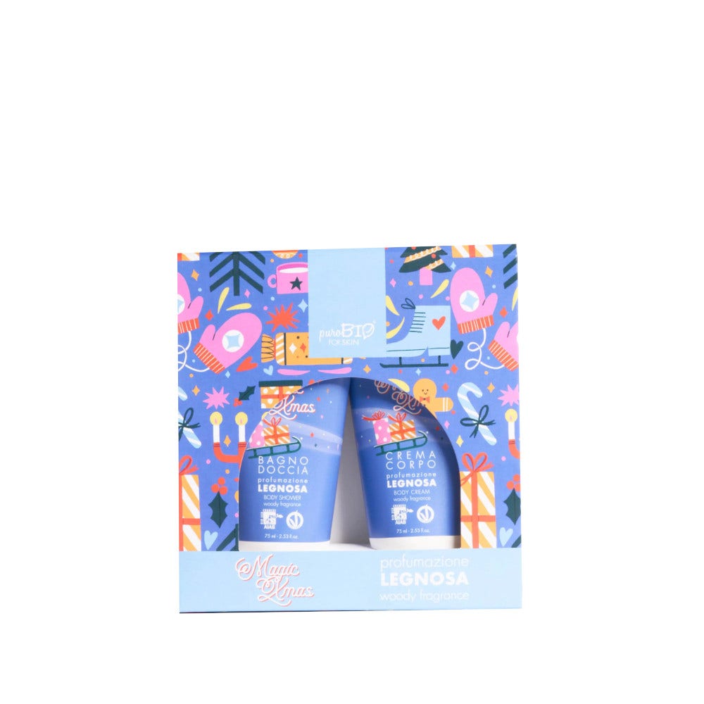 Purobio For Skin Kit Fragranza Legnosa Crema Corpo 75ml + Bagno Doccia 75ml-2