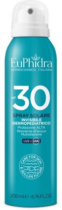 Euphidra Spray Solare Invisibile Dermopediatrico SPF 30 200ml-1
