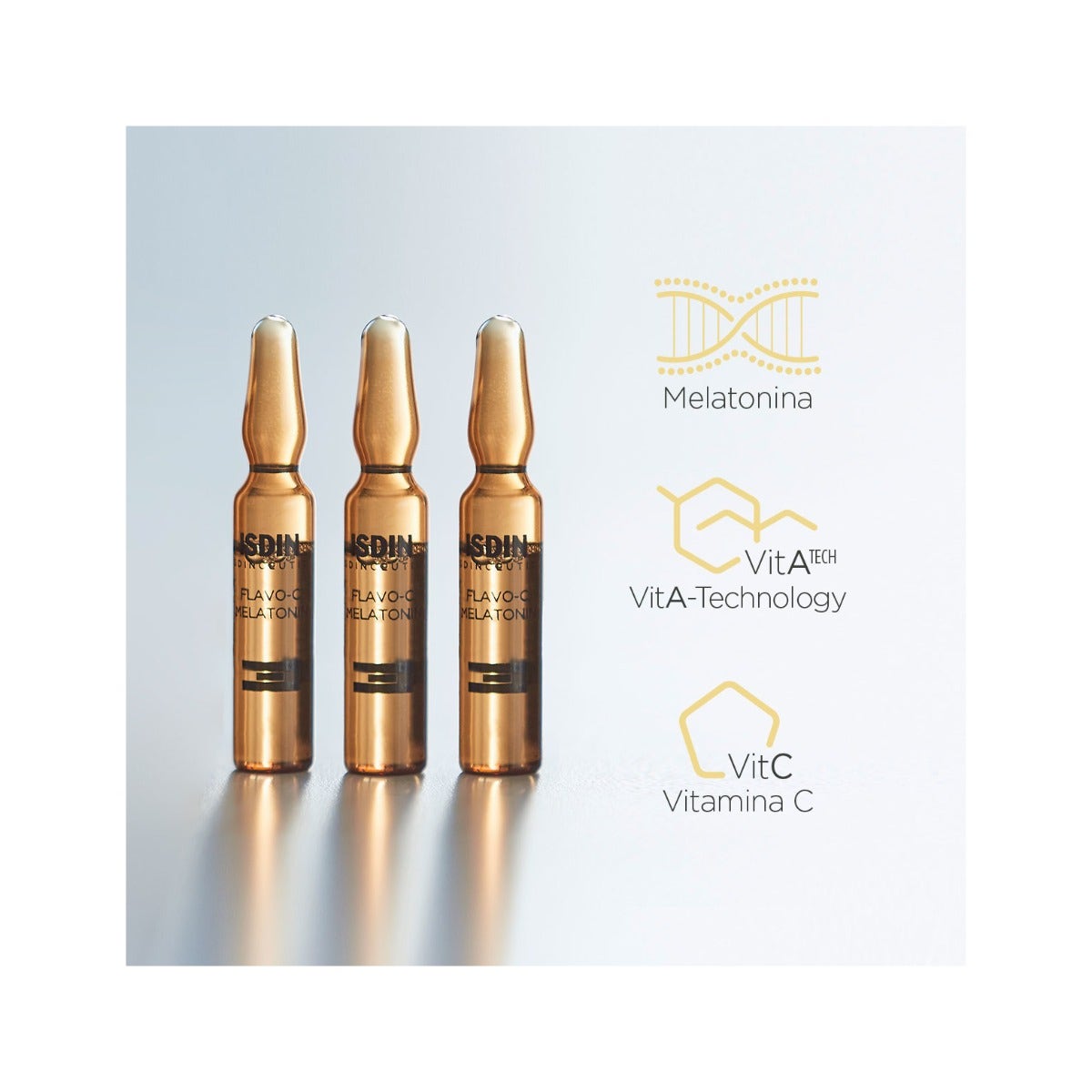 Isdin Isdinceutics Flavo-C Melatonin Viso 30 Fiale-5