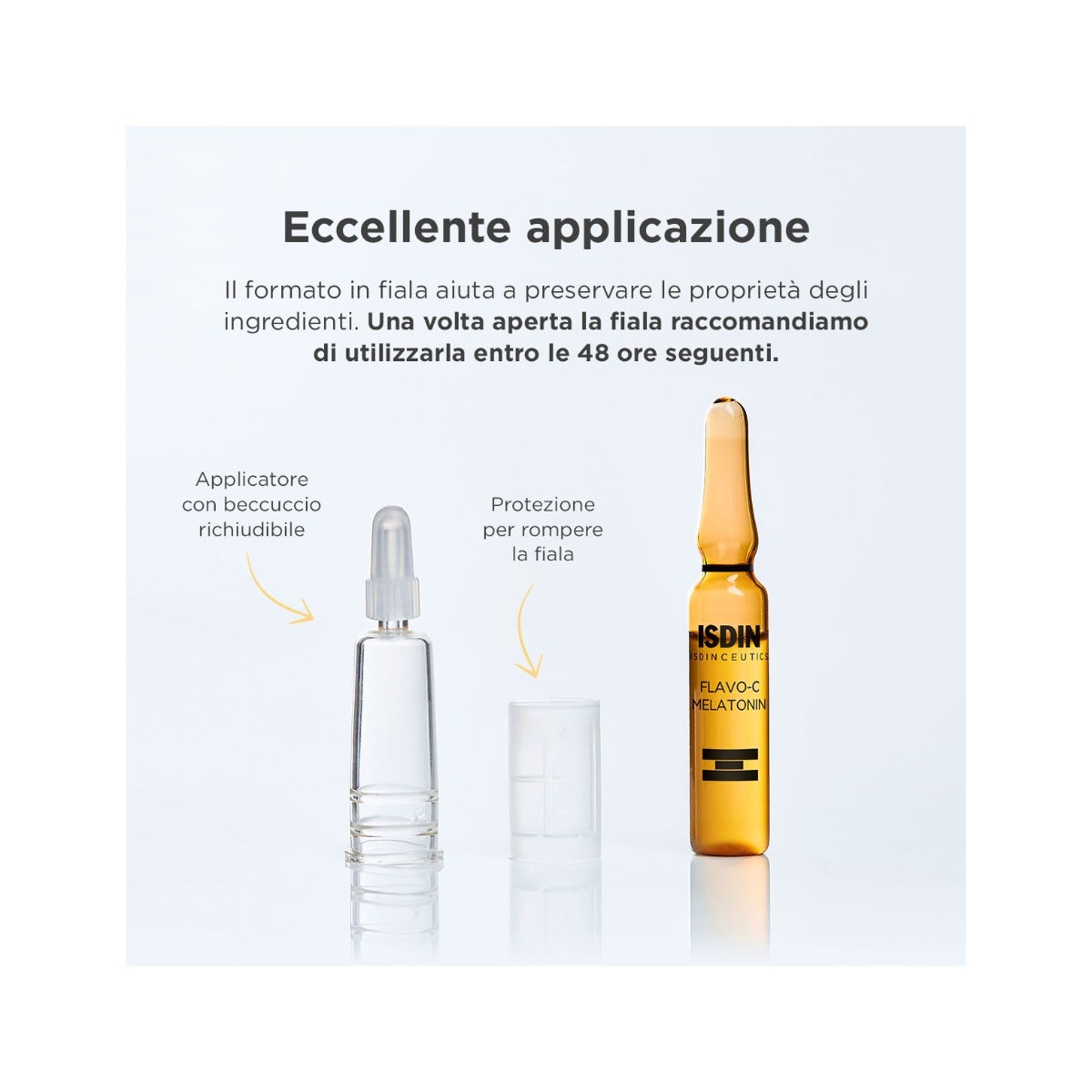 Isdin Isdinceutics Flavo-C Melatonin Viso 30 Fiale-8