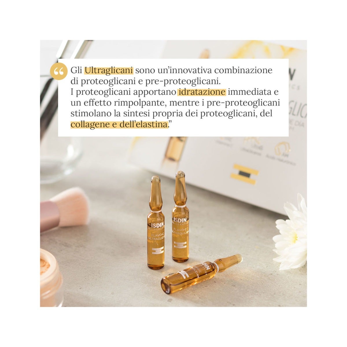 Isdin Isdinceutics Flavo-C Ultraglican Viso 30 Fiale-8