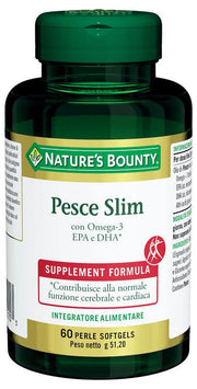 Nature's Bounty Pesce Slim 60 Perle Softgels-1