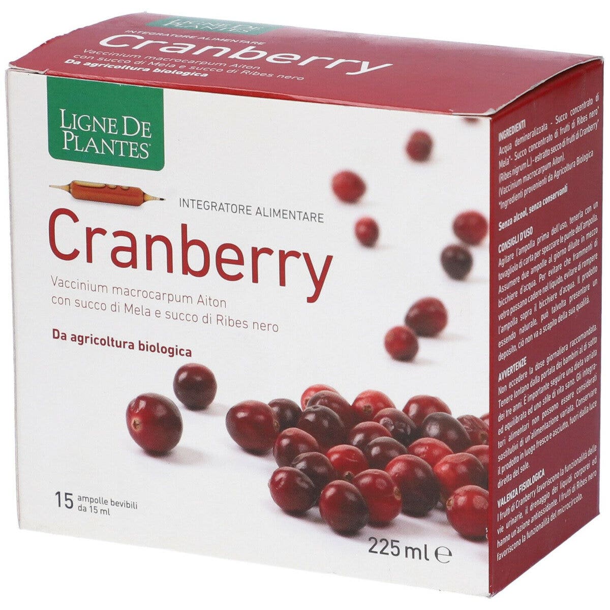 Ligne De Plantes Cranberry Bio 15 Ampolle-1
