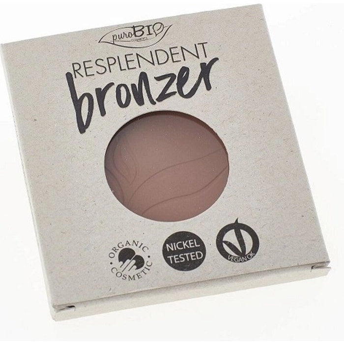 PuroBio Resplendent Bronzer Refill Terra Compatta N.05 Marrone Caldo 9g-1